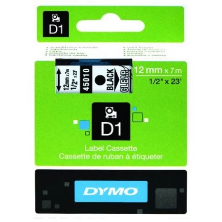 NASTRO DYMO D1 12X7 NERO/VERDE