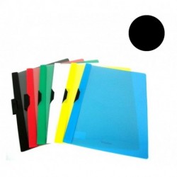 CARTELLINA CON CLIP LATERALE NERA TQ