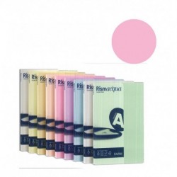 RISMACQUA FAVINI A4 90GR 100FF ROSA