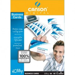 BUSINESS CARDS CANSON 10F A4 220G -