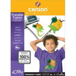 CARTA CANSON T-SHIRT TRANSFER 5F A4 140G