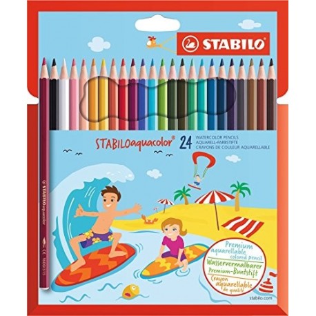 PASTELLI STABILO AQUACOLOR 24PZ - 1624-6