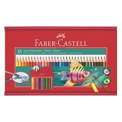 PASTELLI ACUARELLABILI VALIGETTA LEGNO