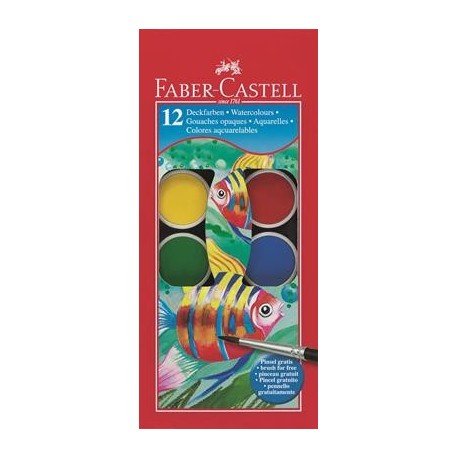 ACQUERELLI FABER-CASTELL 12PZ - 125012