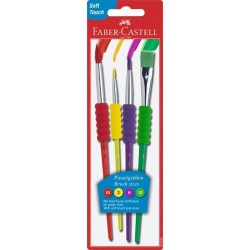 BLISTER 4 PZ PENNELLI ASS. FABER-CASTELL