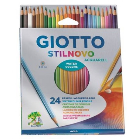 PASTELLI GIOTTO STILNOVO ACQUARELL 24PZ