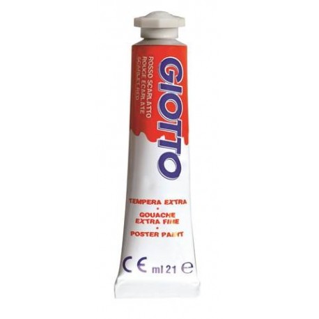 TEMPERA GIOTTO TUBO 21ML ROSSO