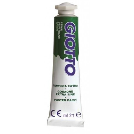 TEMPERA GIOTTO TUBO 21ML VERDE 12