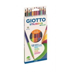 PASTELLI GIOTTO STILNOVO BICOLOR 12PZ