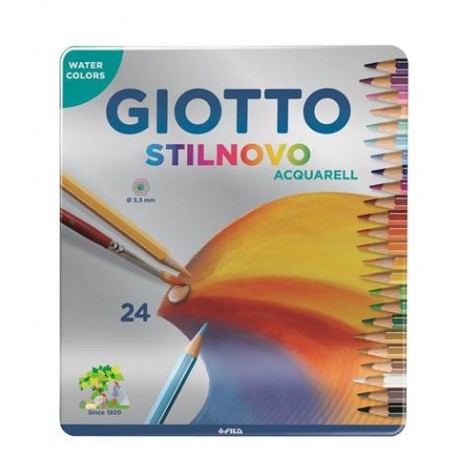 PASTELLI GIOTTO STILNOVO ACQUARELL 24PZ