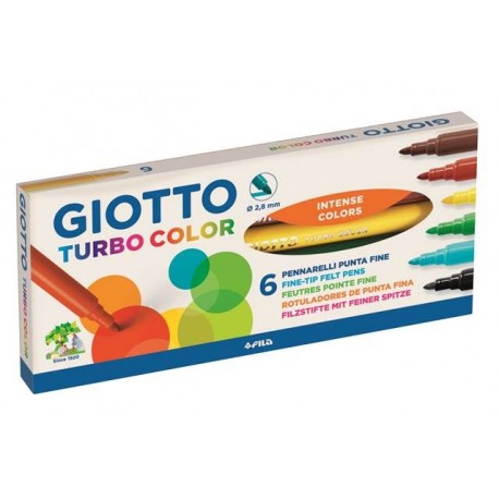 PENNARELLI GIOTTO TURBO COLOR 6PZ