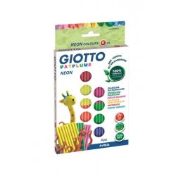 GIOTTO PATPLUME 8X33G COLORI FLUO