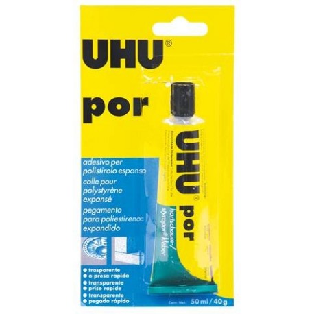 COLLA UHU POR PER POLISTIROLO 40GR BLIST, COLLE PER MATERIALI VARI, Vendita online, Ingrosso