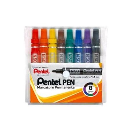 PENNARELLI PENTEL N50-8 COL. ASS.P/TONDA