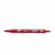 PENNARELLO PILOT MARKER TWIN 2P ROSSO