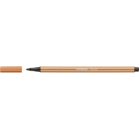 PENNARELLO STABILO PEN68 OCRA SCURO -