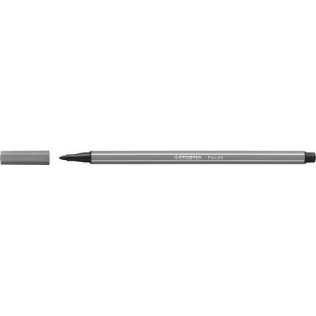 PENNARELLO STABILO PEN68 GRIGIO SCURO -