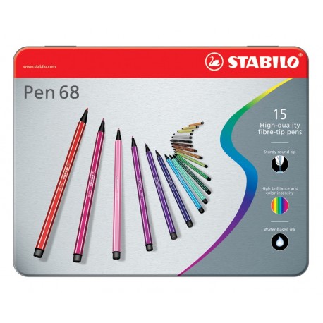 PENNARELLI STABILO PEN68 15PZ SCATOLA