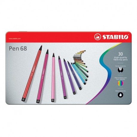 PENNARELLI STABILO PEN68 30PZ SCATOLA