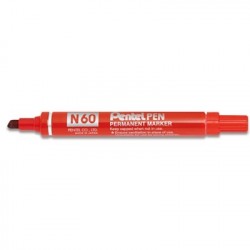 PENNARELLO PENTEL N60 ROSSO PUNTA SCALPE