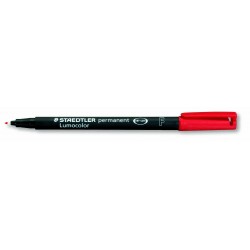 PENNARELLO STAEDTLER LUMOCOLOR F ROSSO