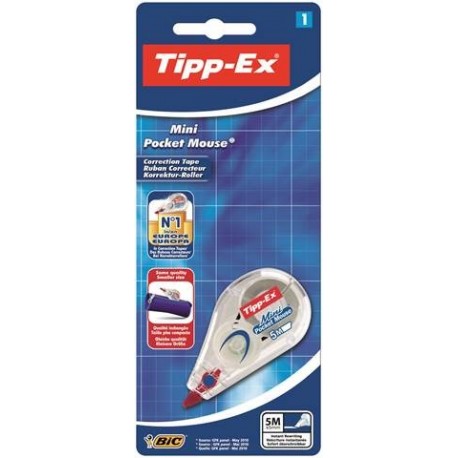 CORRETTORE TIPP-EX POCKET BIC BLISTER 1P