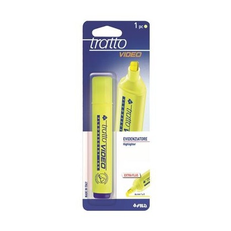 TRATTO VIDEO GIALLO BLISTER 1PZ- 042601