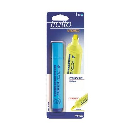 TRATTO VIDEO AZZURRO BLISTER 1PZ- 042605