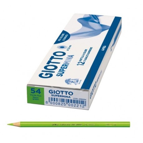 PASTELLO GIOTTO SUPERMINA VERDE FLUO