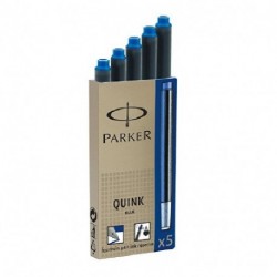 CARTUCCE PARKER QUINK 5PZ  BLU - S011624