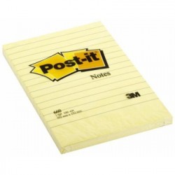 POST-IT 3M 660 GIALLO RIGHE102X152