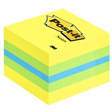 CUBO POST-IT 3M 2051-L 3 COL. PASTELLO