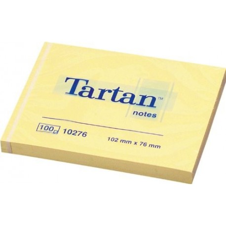 POST-IT TARTAN NOTES 10276 GIALLO 102X76