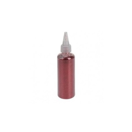 BOTTIGLIETTA  GLITTER 15GR.ROSSO -