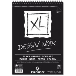 ALBUM CANSON XL NERO A4 150GR SPIRALATO