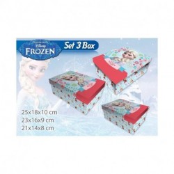 SET 3 SCATOLE REGALO FROZEN - AST0417