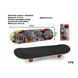 SKATEBOARD BLACK GRIP - ODG175