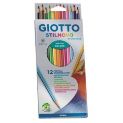 PASTELLI GIOTTO STILNOVO ACQUARELL 12PZ