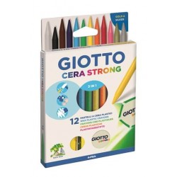 PASTELLI GIOTTO CERA STRONG 12PZ