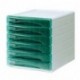 CASSETTIERA OLIVIA 6 CASSETTI TRASP. VER