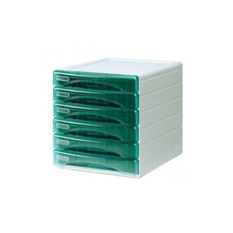 CASSETTIERA OLIVIA 6 CASSETTI TRASP. VER