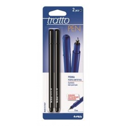 PENNARELLI TRATTO PEN NERO BLISTER 2PZ