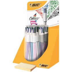 DISPLAY BIC PENNE 4COLORI SHINE 20PZ