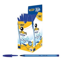 PENNA BIC CRISTAL SOFT BLU P/MEDIA 1,2MM