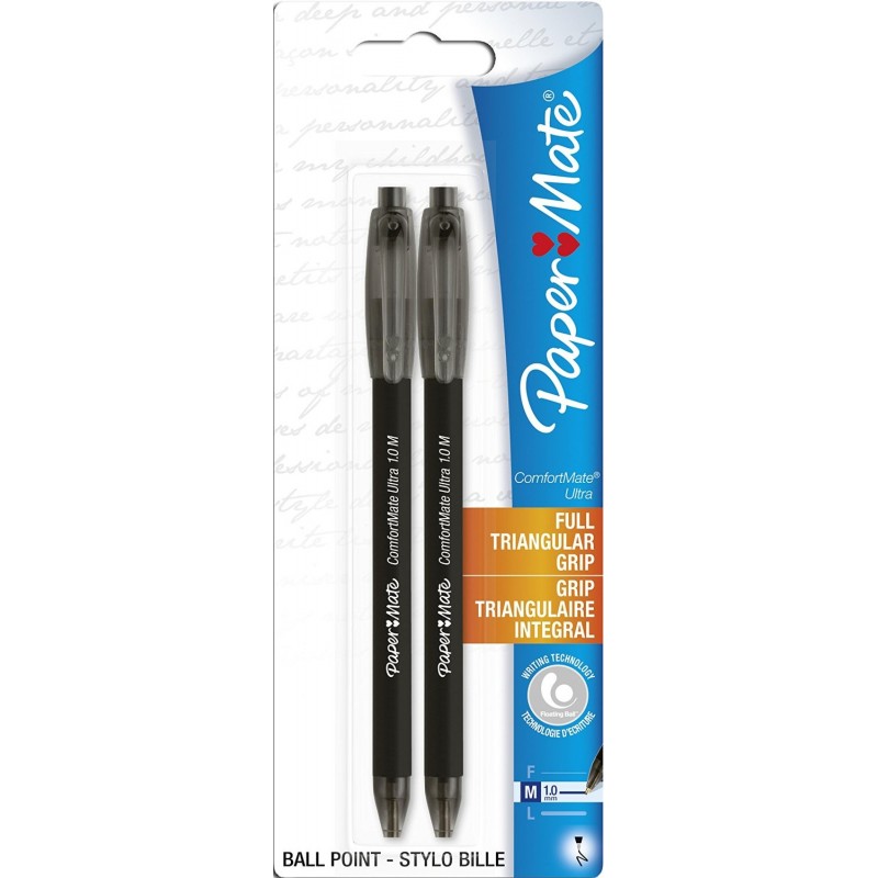 PENNE PAPERMATE COMFORTMATE NERE SCATTO, PENNE IN BLISTER, Vendita online, Ingrosso