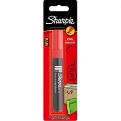 MARKER W10 PUNTA SCALPELLO ROSSO BLISTER