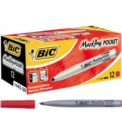 PENNARELLO BIC MARKING POCKET 1445 ROSSO