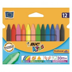 PASTELLI A CERA BIC KIDS PLASTIDECOR