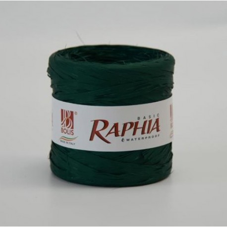 NASTRO RAFIA 200M VERDE PINO