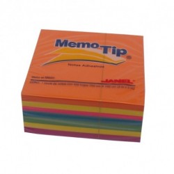 CUBO MEMO STICK NEON 76X76 4COL. 400F.